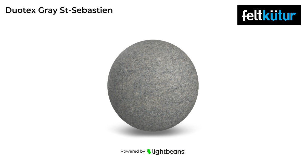 Duotex Gray St-Sebastien Texture from Feltkütur | Lightbeans
