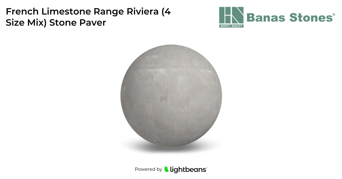 French Limestone Range Riviera (4 Size Mix) Stone Paver Texture from ...