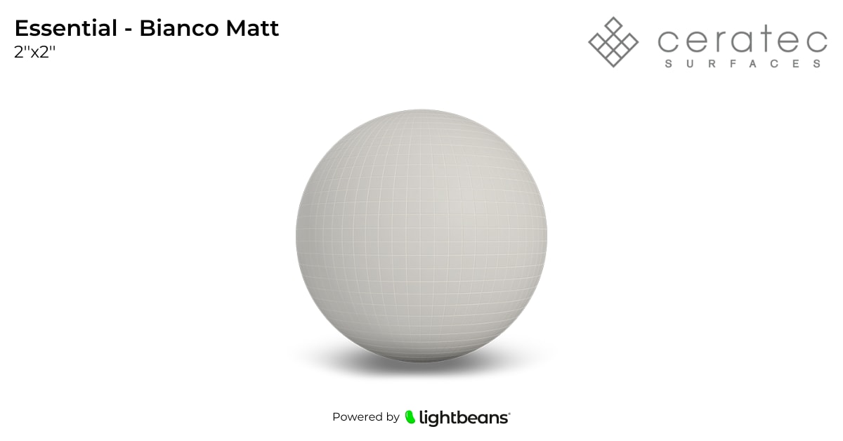 Essential - Bianco Matt Texture from Ceratec | Lightbeans
