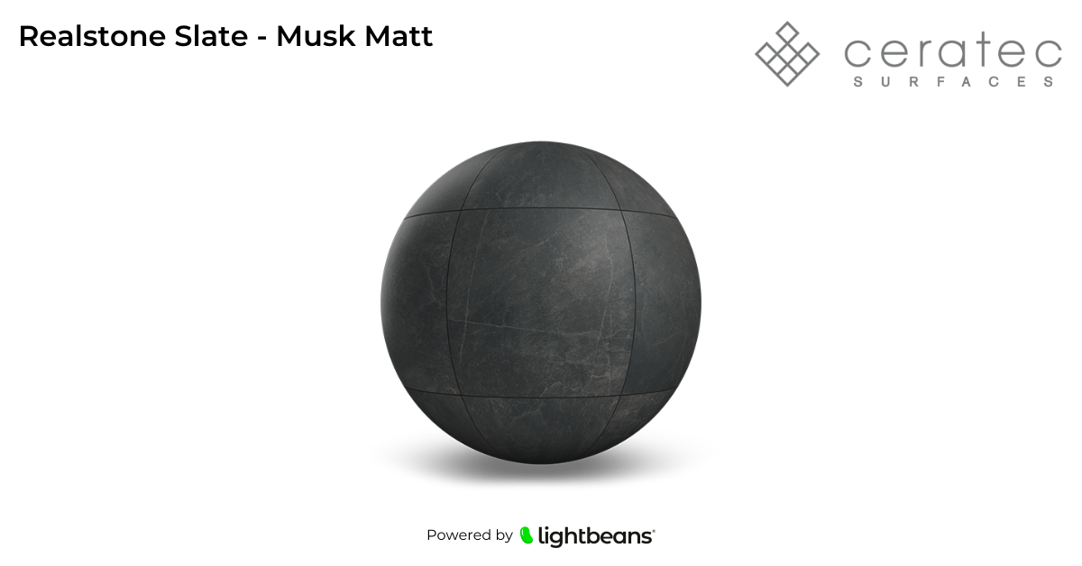 Realstone Slate - Musk Matt Texture from Ceratec | Lightbeans