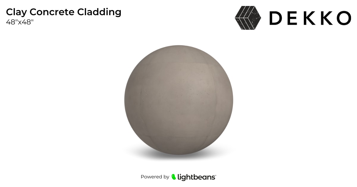 Clay Concrete Cladding Texture from Dekko Concrete | Lightbeans