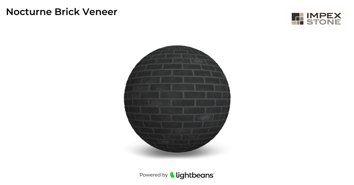 Nocturne Brick Veneer Texture from Impex Stone