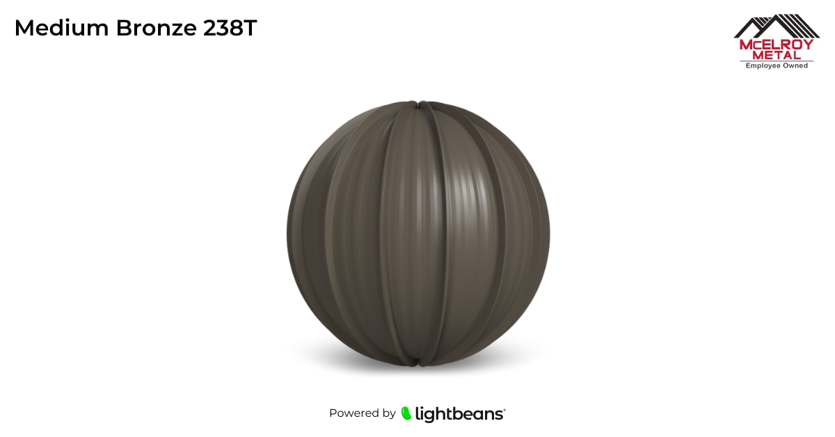 Medium Bronze 238T Texture from McElroy Metal | Lightbeans