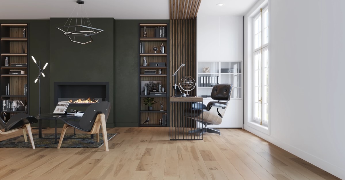 Adam Matte Maple Wood Floor Texture from Planchers PG | Lightbeans