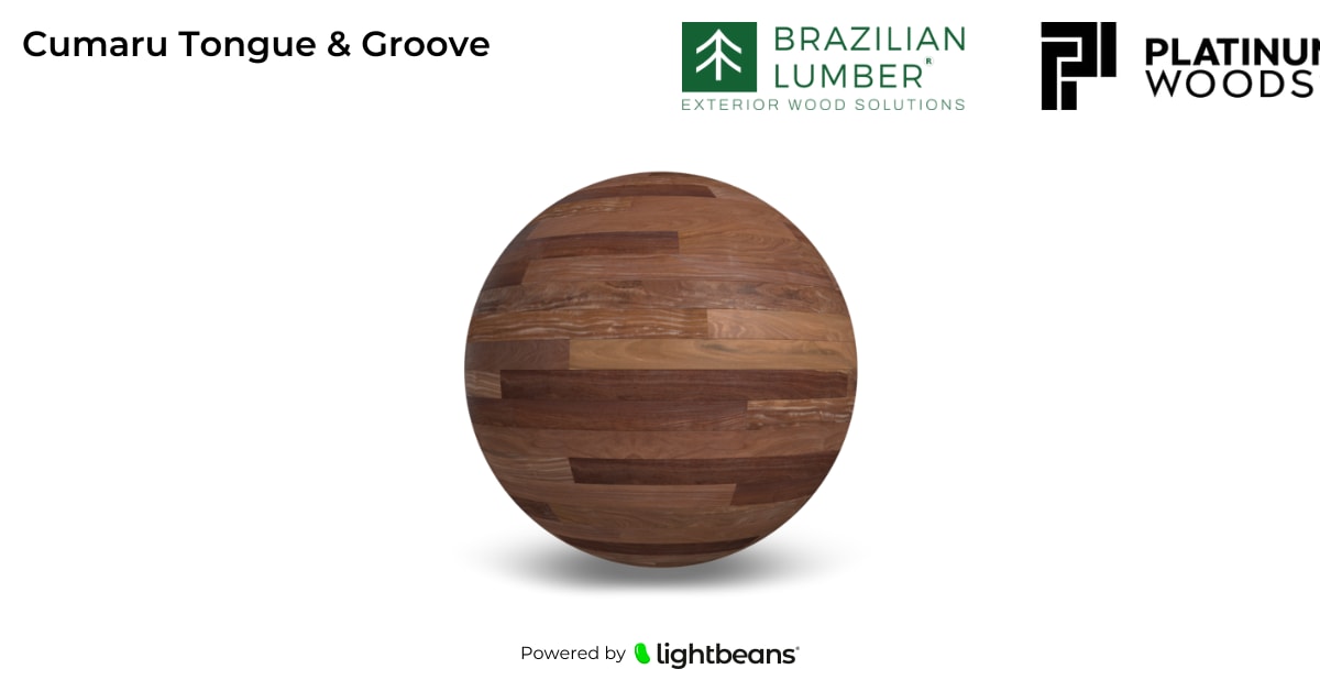 Cumaru Tongue & Groove Texture from Platinum Woods