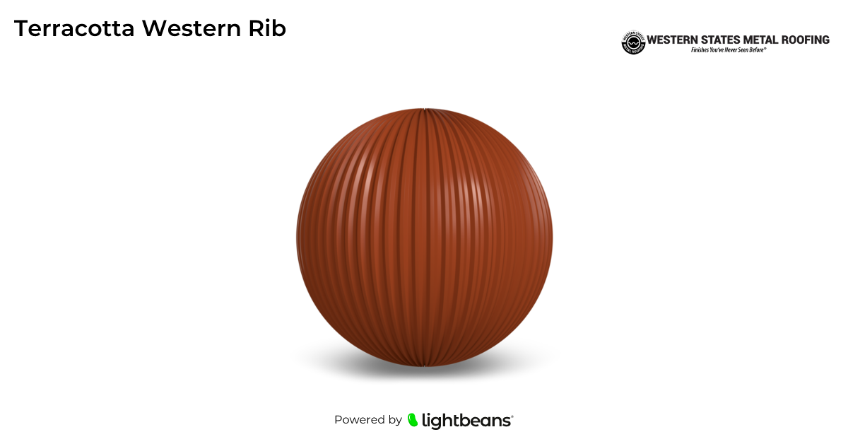 Terracotta Western Rib Texture from Western States Metal Roofing ...