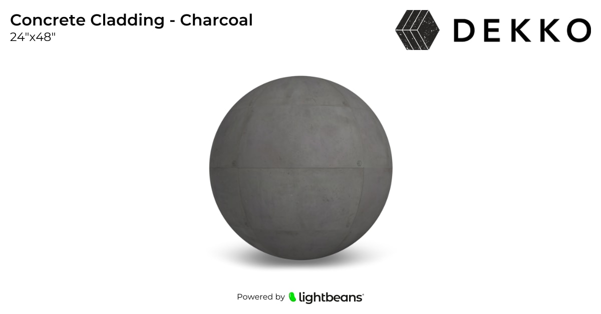 Texture Concrete Cladding - Charcoal de Dekko Concrete | Lightbeans