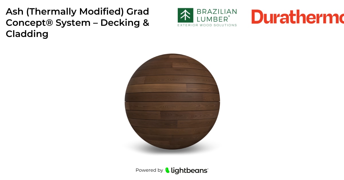 Texture Ash (Thermally Modified) Grad Concept® System – Decking ...