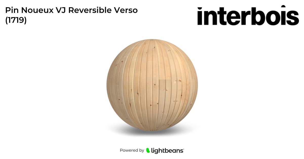 Texture Pin Noueux VJ Reversible Verso (1719) de Interbois | Lightbeans