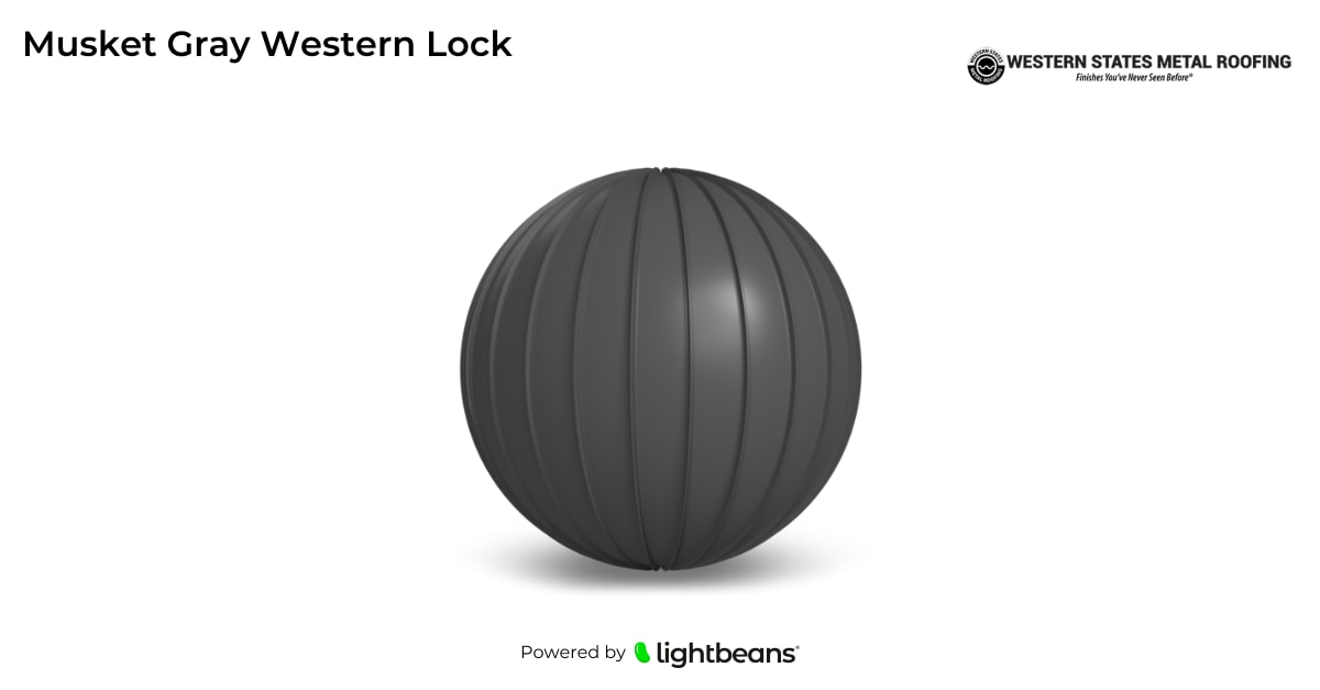Texture Musket Gray Western Lock de Western States Metal Roofing