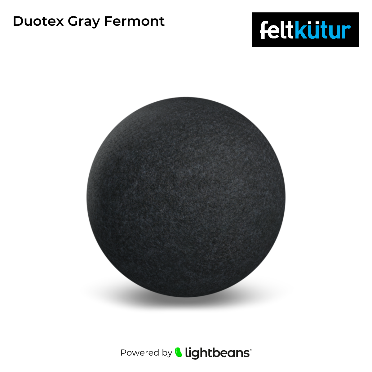 Duotex Gray Fermont Texture from Feltkütur | Lightbeans