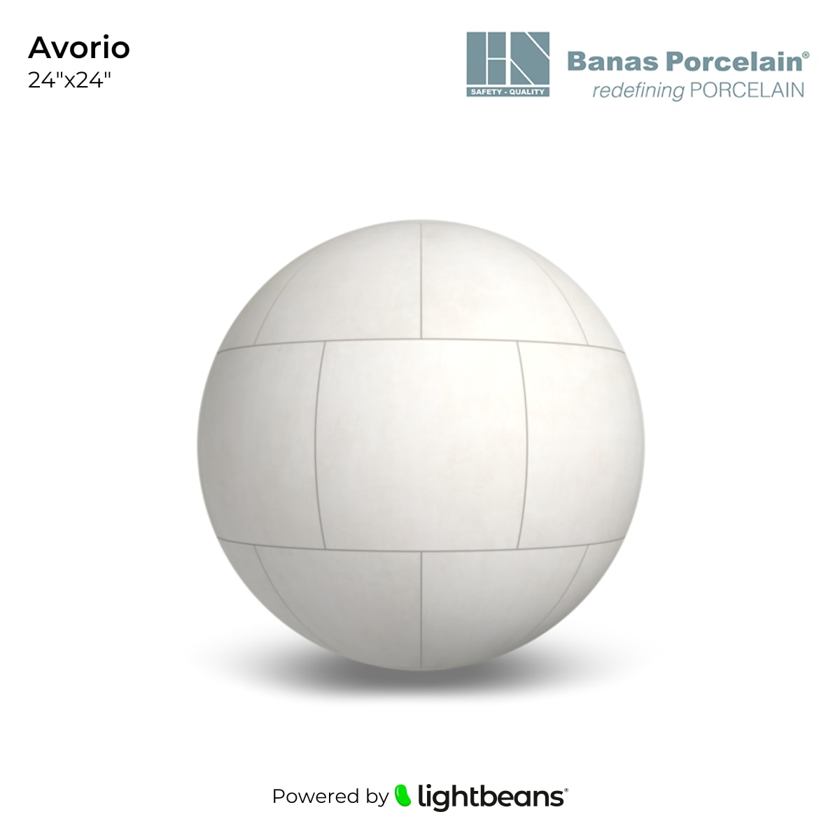 Avorio Texture from Banas Porcelain