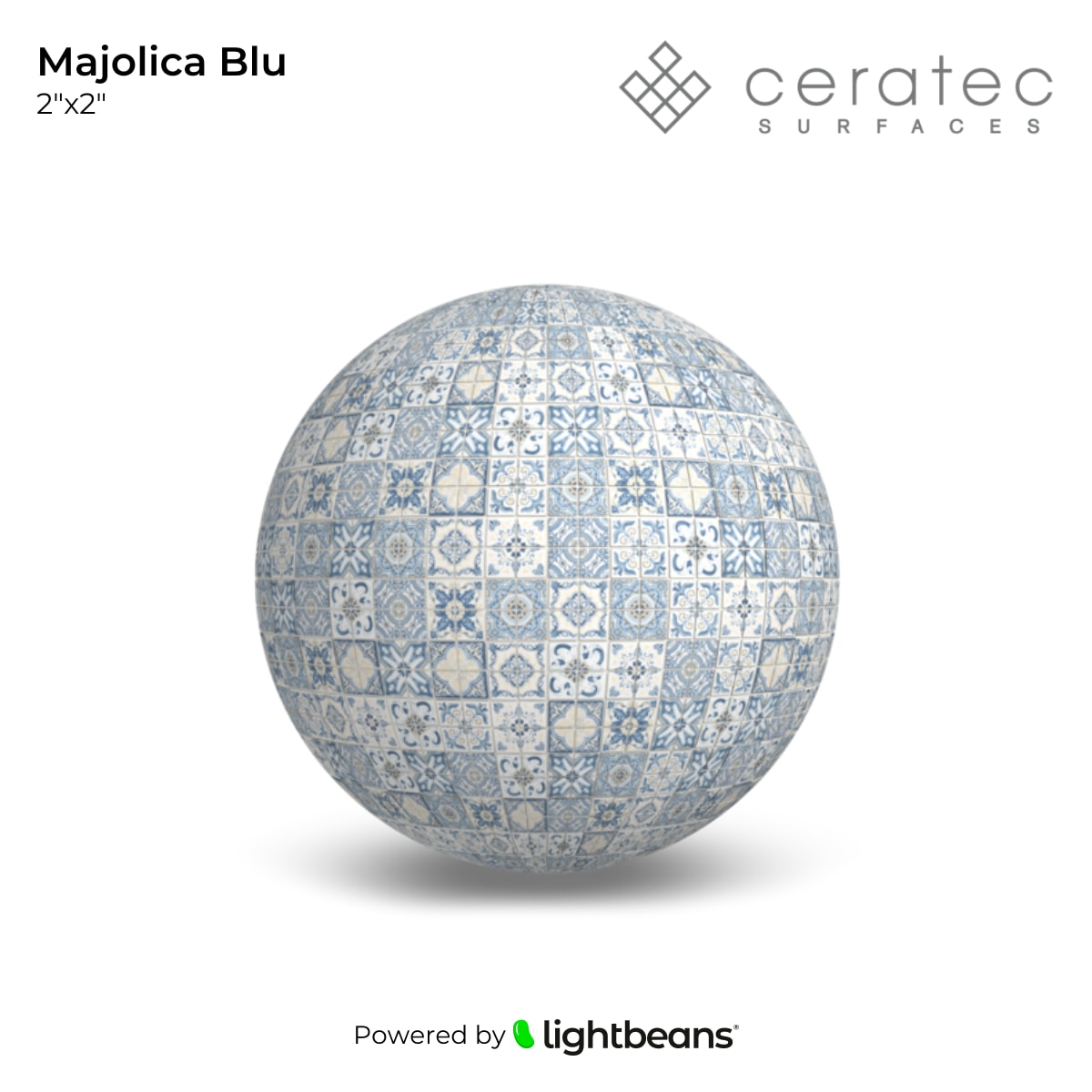 Majolica Blu Texture from Ceratec