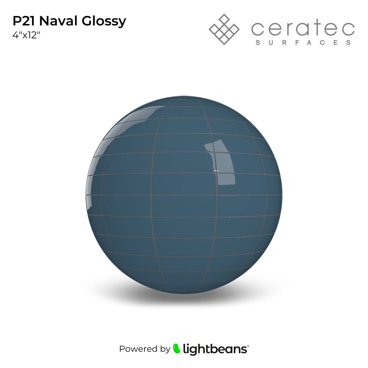 P21 Naval Glossy Texture from Ceratec | Lightbeans