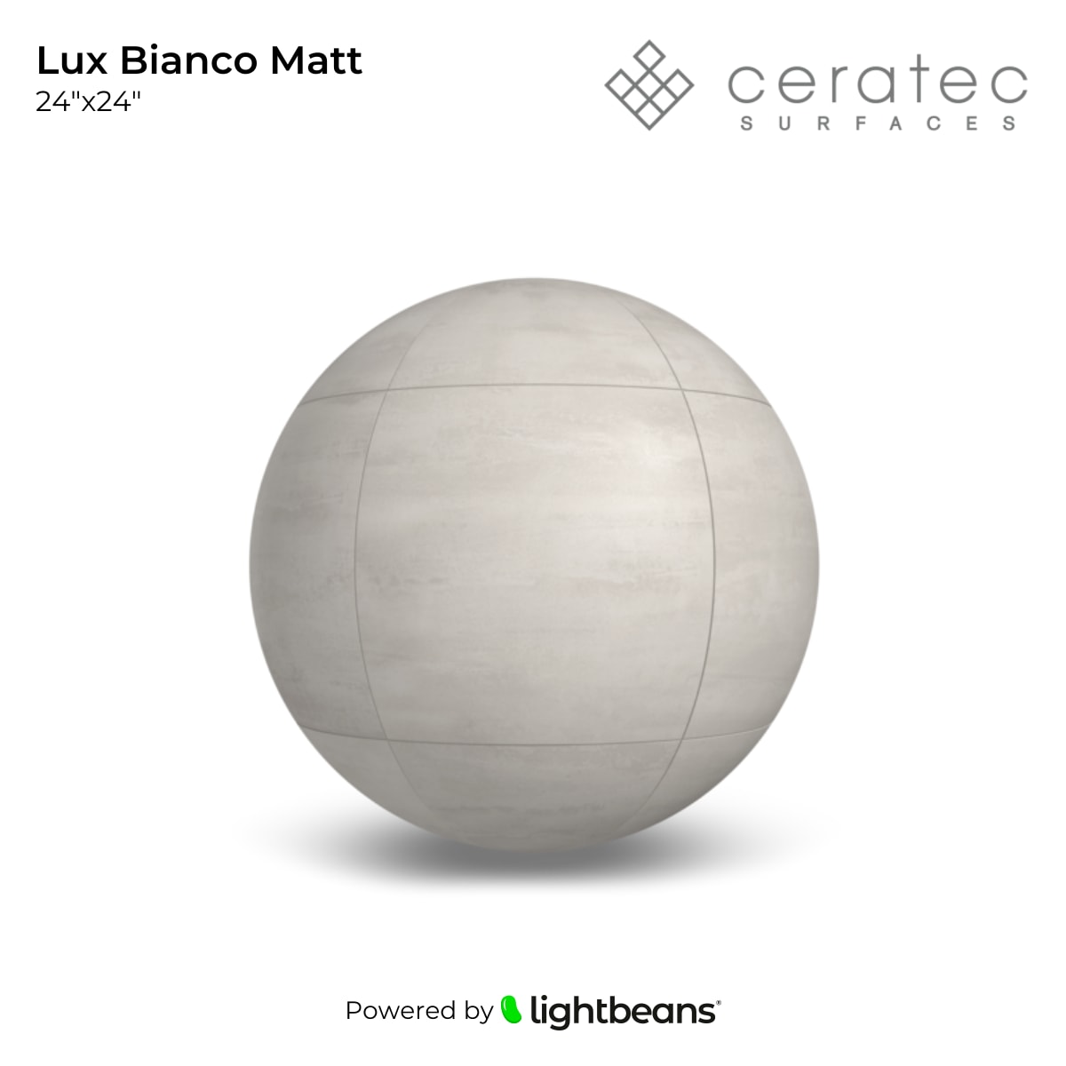 Lux Bianco Matt Texture from Ceratec