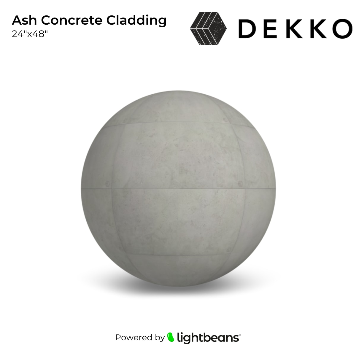 Ash Concrete Cladding Texture from Dekko Concrete
