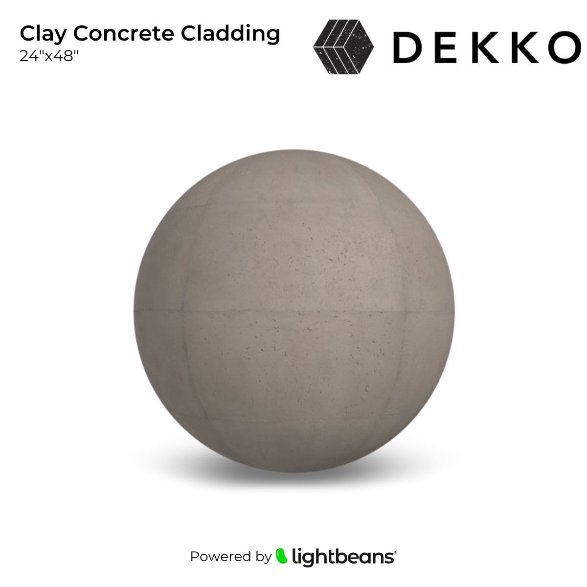 Clay Concrete Cladding Texture from Dekko Concrete