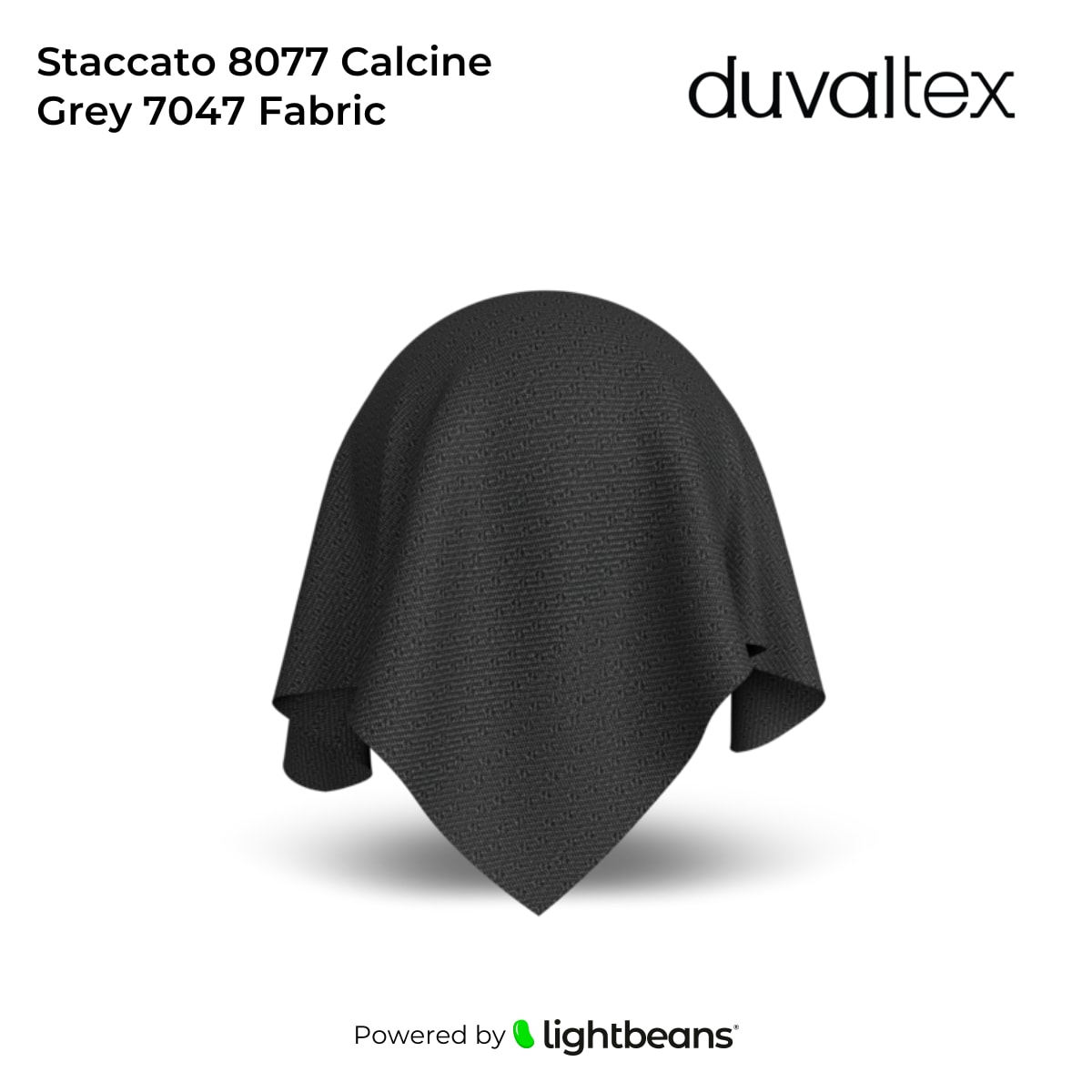 Staccato 8077 Calcine Grey 7047 Fabric Texture from Duvaltex