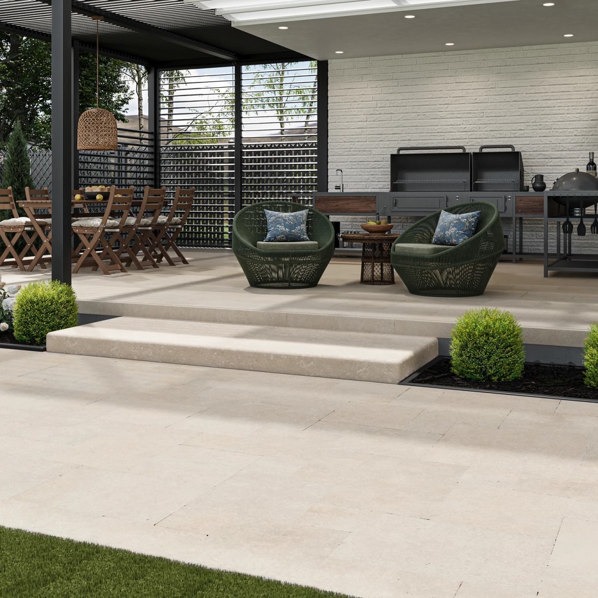 European Stone Collection Limestone Paver Texture from European Company