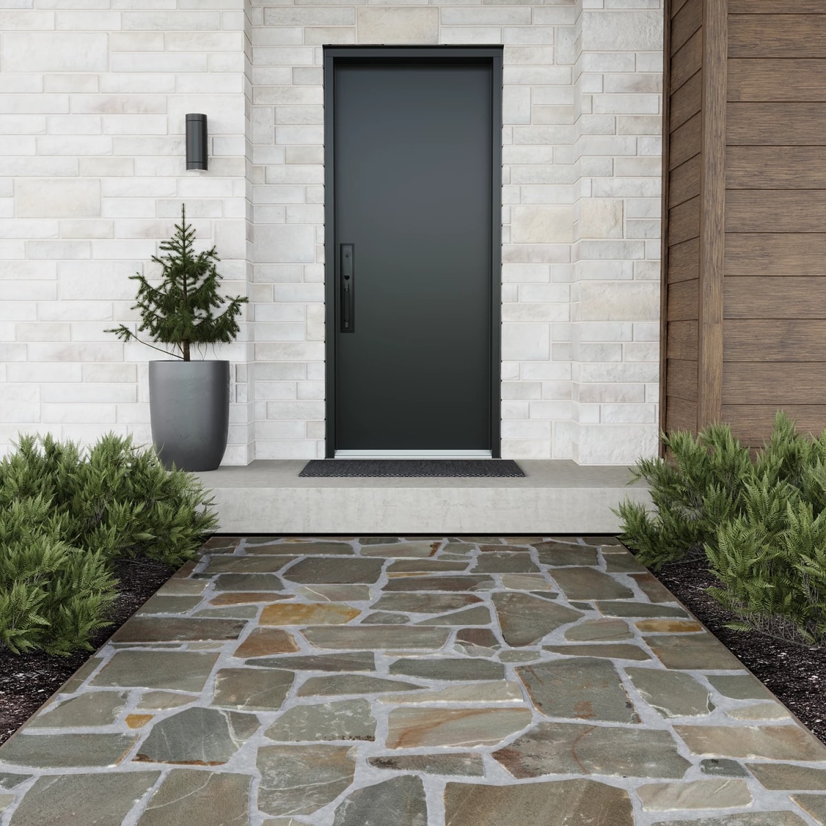 Flagstone Multi Natural Stone Tile Texture from Facings of America
