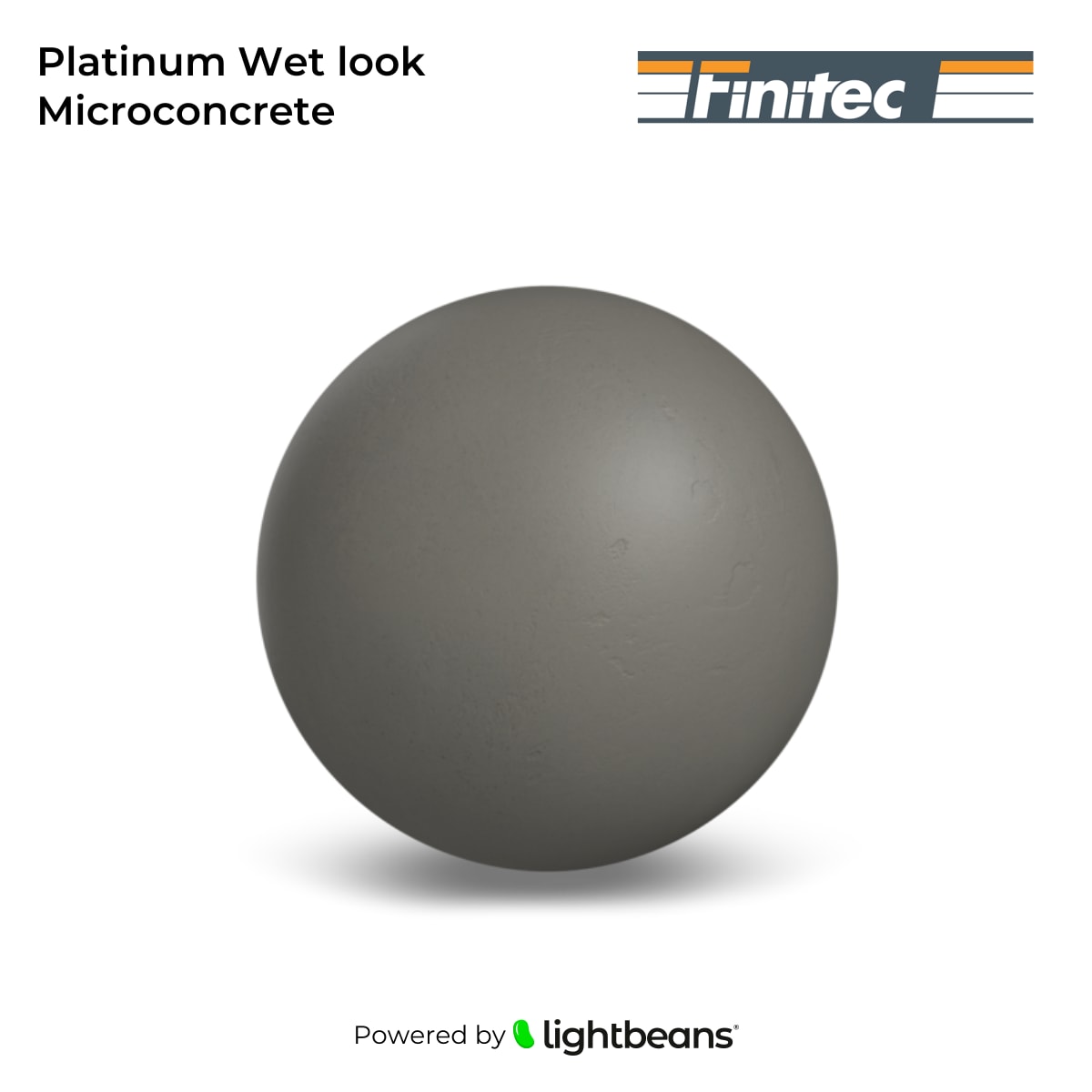 Platinum Wet look Microconcrete Texture from Finitec