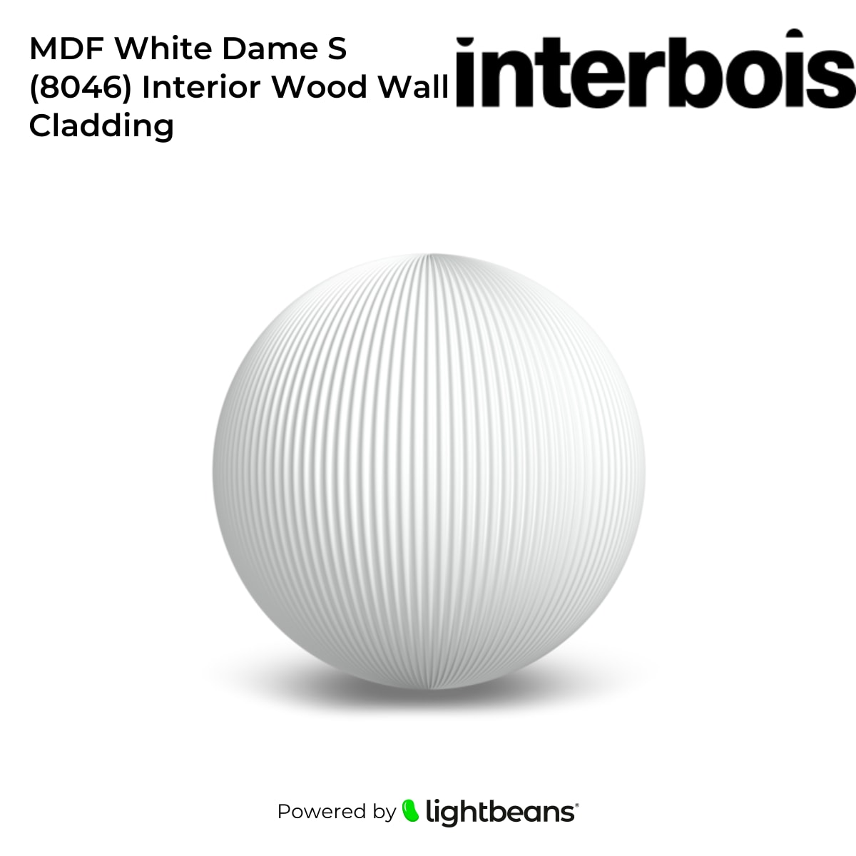 MDF White Dame S (8046) Texture from Interbois | Lightbeans