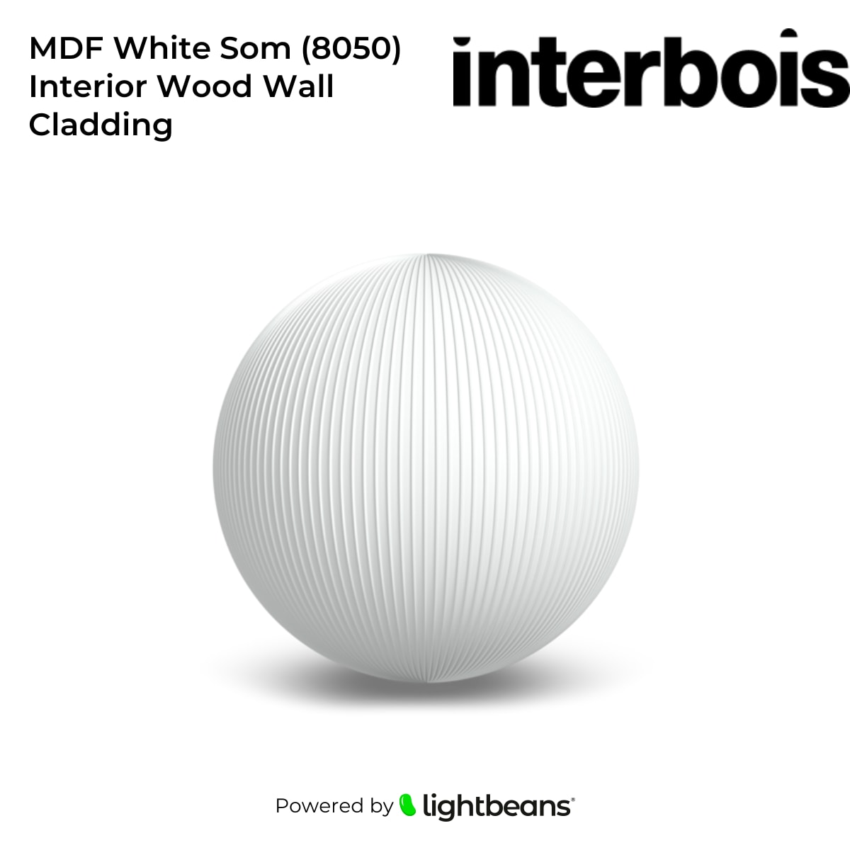 MDF White Som (8050) Texture from Interbois | Lightbeans