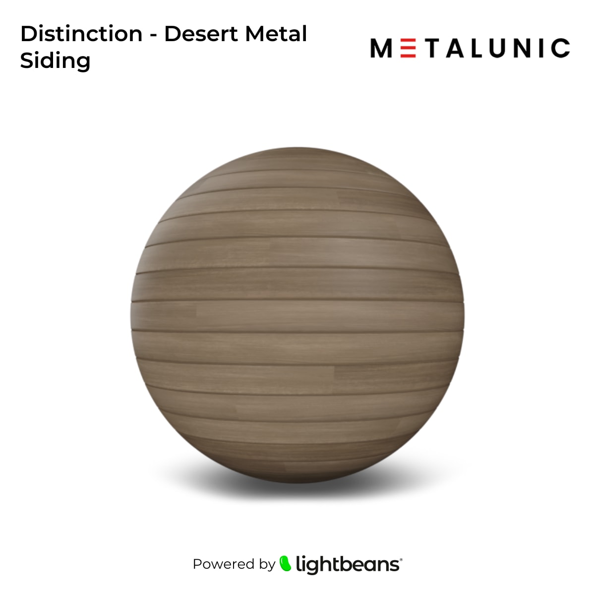 Distinction - Desert Metal Siding Texture from Métalunic
