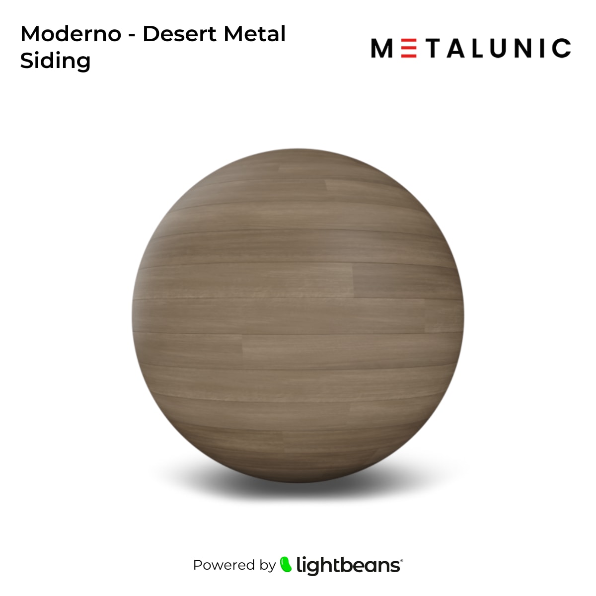 Moderno - Desert Metal Siding Texture from Métalunic