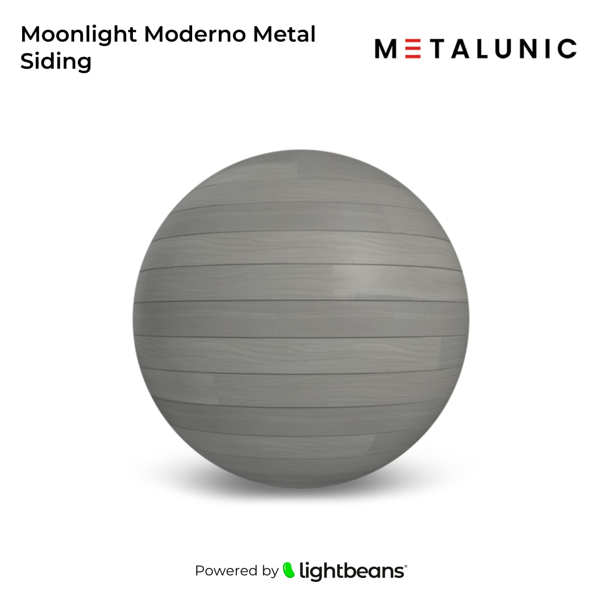 Moonlight Moderno Metal Siding Texture from Métalunic