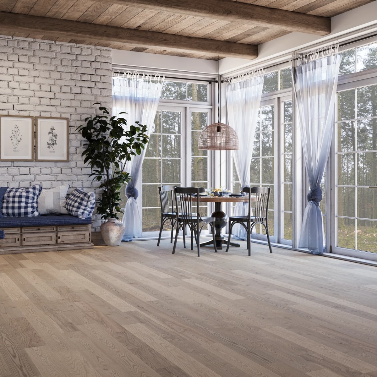 Helene Matte Ash Wood Floor Texture from Planchers PG
