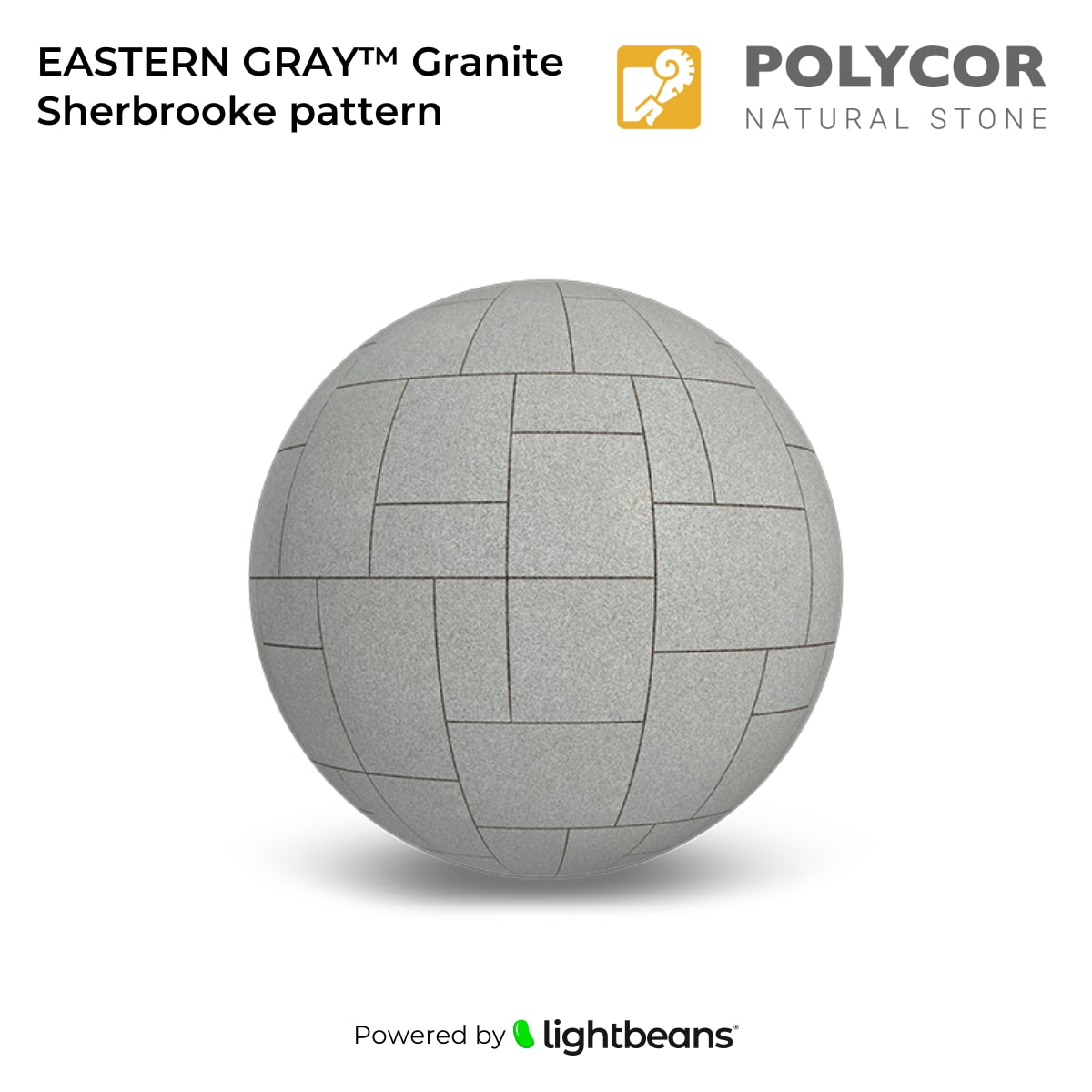 EASTERN GRAY™ Granite Sherbrooke pattern Texture from Polycor Pavers