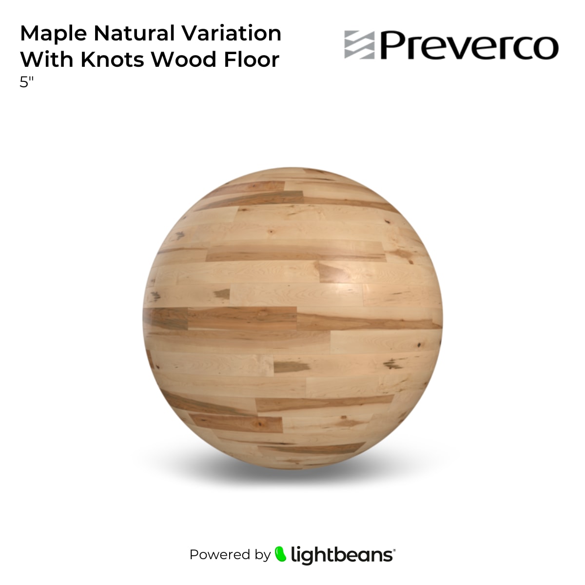 Maple Natural Variation With Knots Wood Floor Texture from Preverco