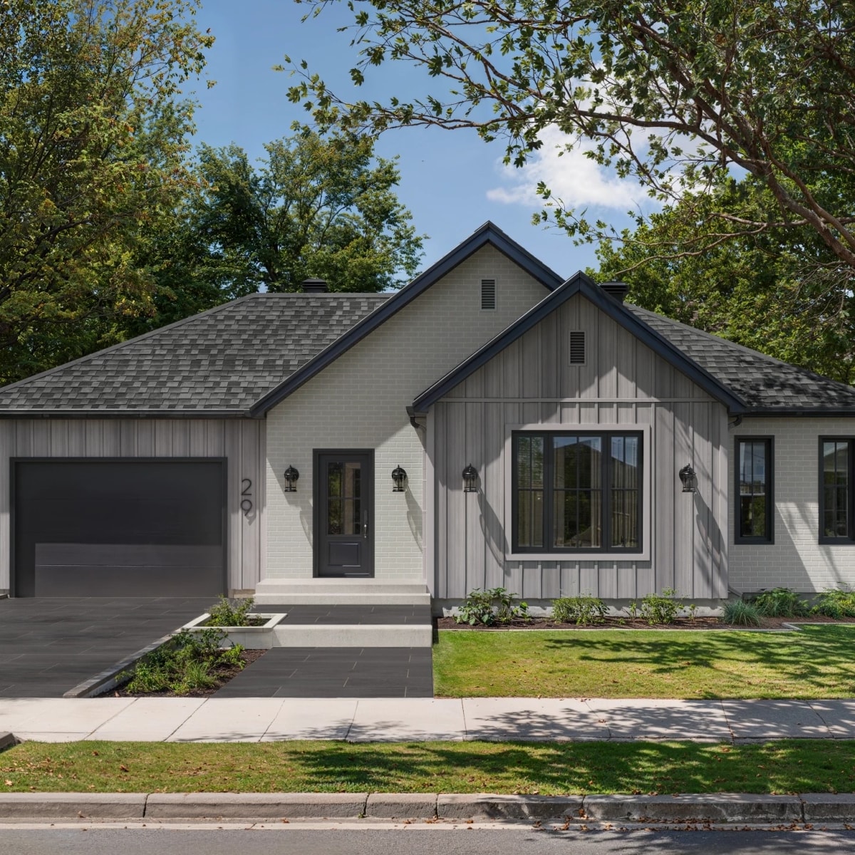 Bolton - Grey Oak Metal Siding Texture from Rialux