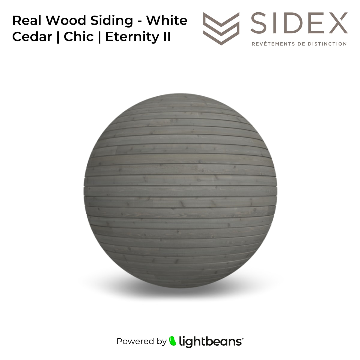 Real Wood Siding - White Cedar | Chic | Eternity II Texture from SIDEX ...
