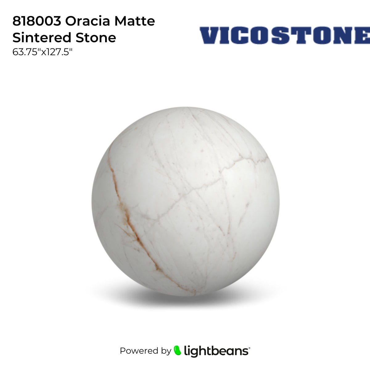818003 Oracia Matte Sintered Stone Texture from Vicostone