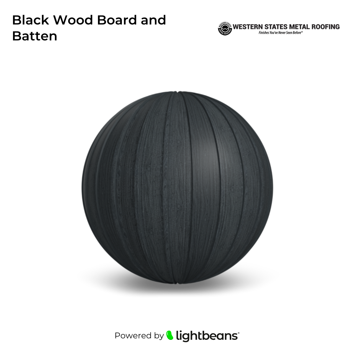 Black Wood Board and Batten Texture from Western States Metal Roofing ...