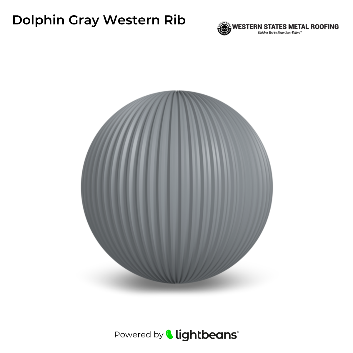 Dolphin Gray Western Rib Texture from Western States Metal Roofing ...