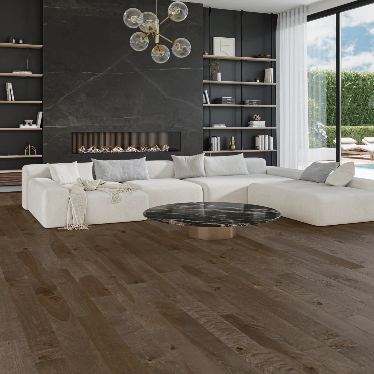 Texture Merisier Azure Caractère Lisse Satin de Alexandra Hardwood Flooring