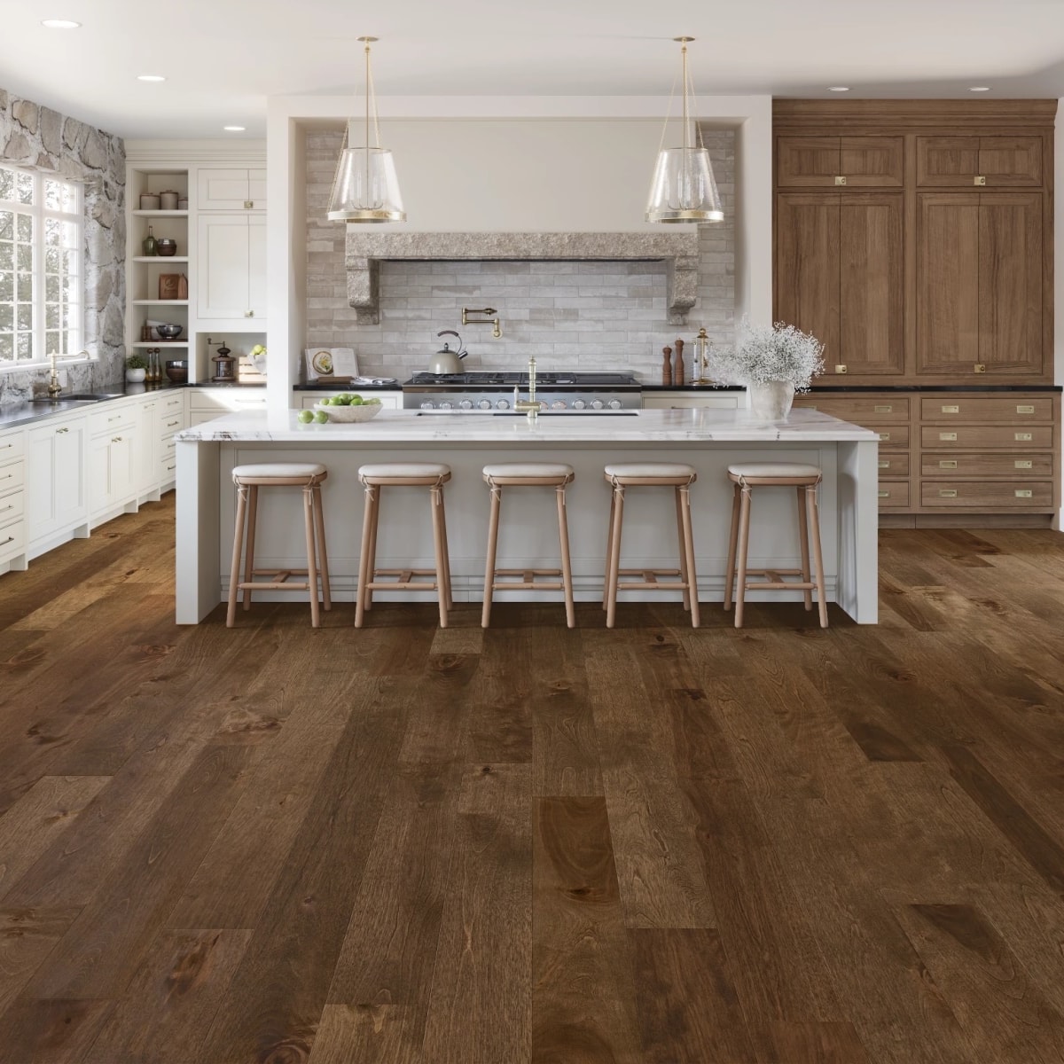 Texture Merisier Leather Caractère Lisse Satin de Alexandra Hardwood ...