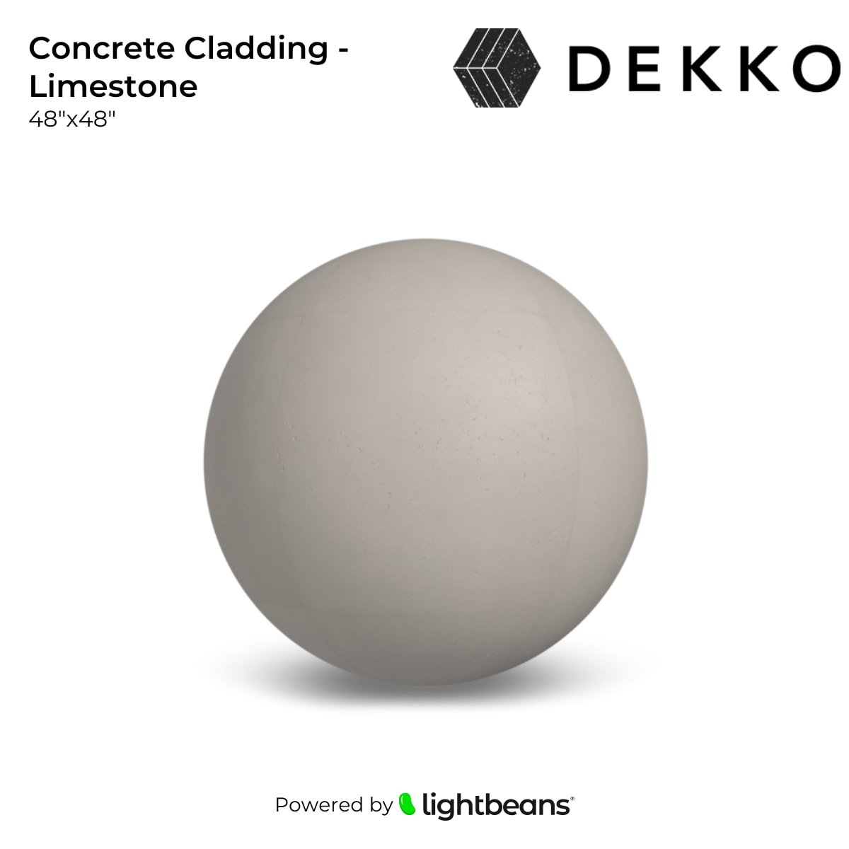 Texture Concrete Cladding - Limestone de Dekko Concrete | Lightbeans