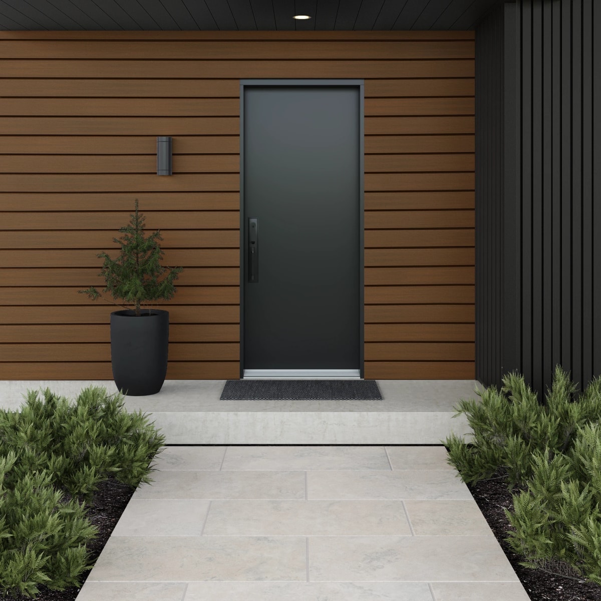 Texture Revêtement à clin US31 - Teck de NewTechWood Canada