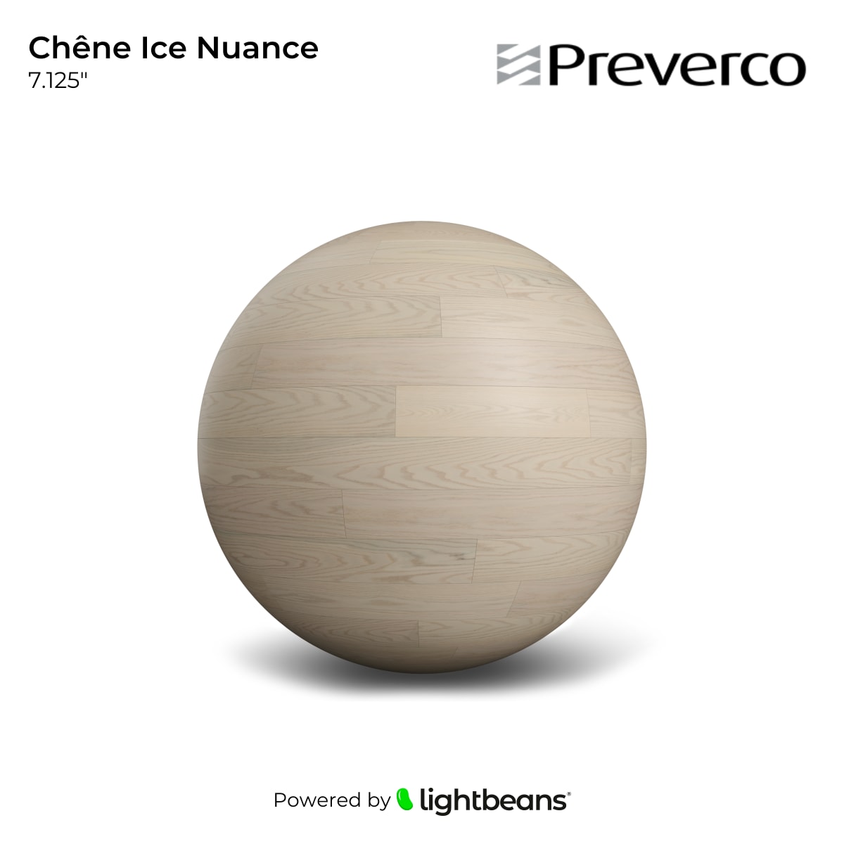 Texture Chêne Ice Nuance de Preverco | Lightbeans