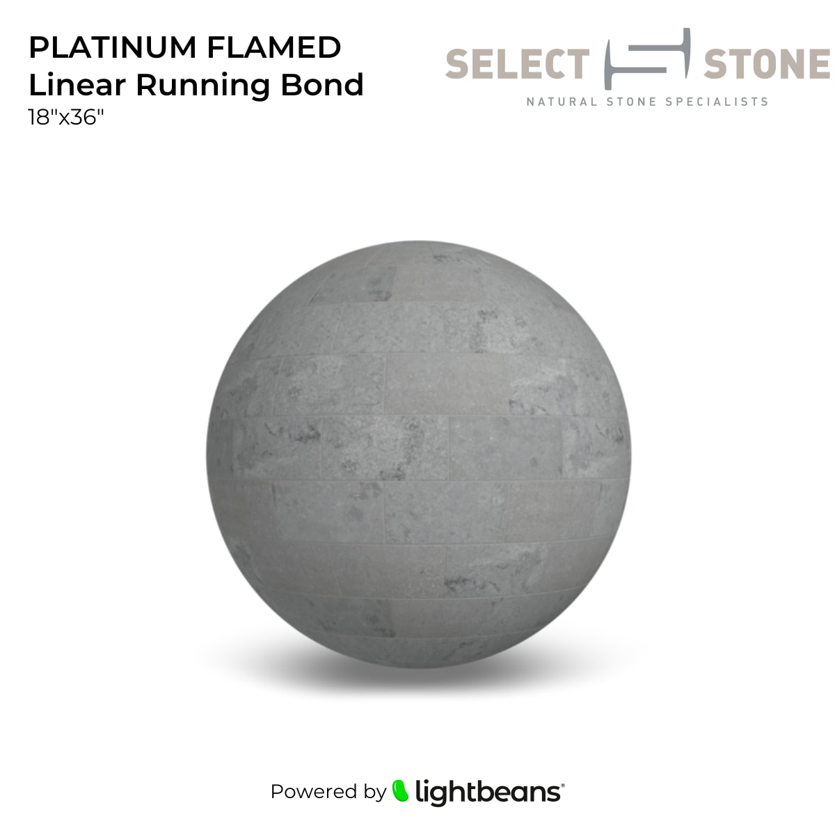 Texture PLATINUM FLAMED Linear Running Bond de Select Stone Supply ...