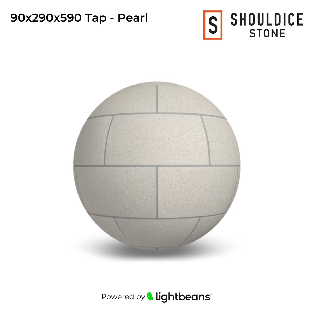 Texture 90x290x590 Tap - Pearl de Shouldice Stone