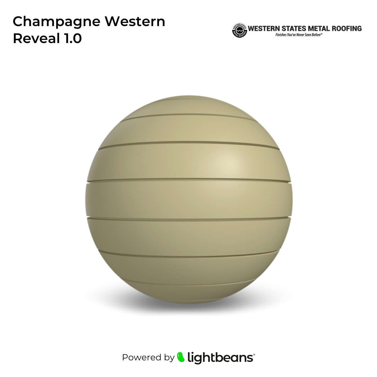Texture Champagne Western Reveal 1.0 de Western States Metal Roofing ...