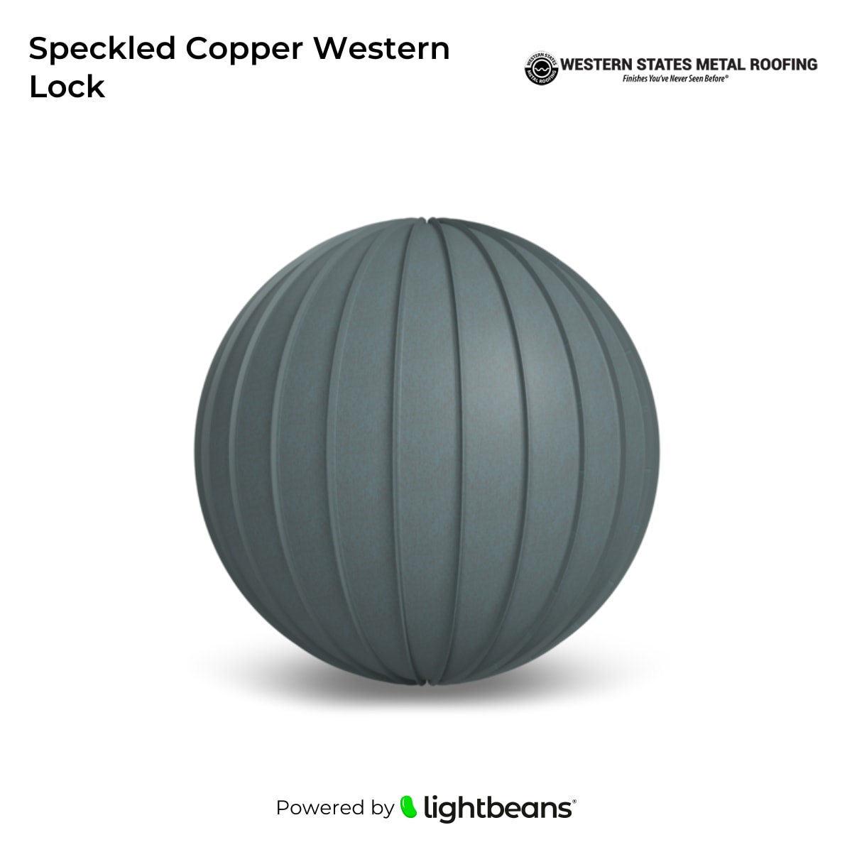 Texture Speckled Copper Western Lock de Western States Metal Roofing